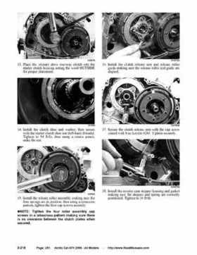 2008 Arctic Cat ATVs factory service and repair manual, Page 251