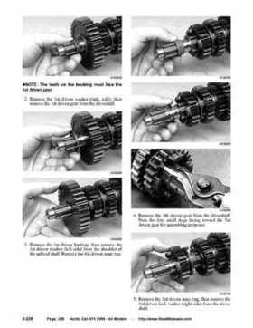2008 Arctic Cat ATVs factory service and repair manual, Page 259