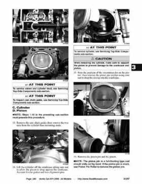 2008 Arctic Cat ATVs factory service and repair manual, Page 280