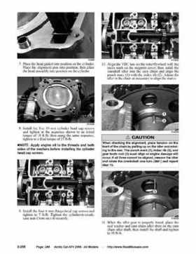 2008 Arctic Cat ATVs factory service and repair manual, Page 289