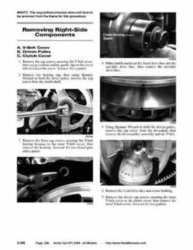 2008 Arctic Cat ATVs factory service and repair manual, Page 299