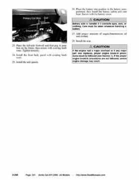 2008 Arctic Cat ATVs factory service and repair manual, Page 321