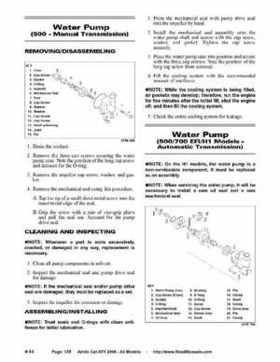 2008 Arctic Cat ATVs factory service and repair manual, Page 335