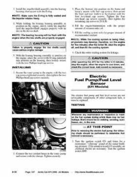 2008 Arctic Cat ATVs factory service and repair manual, Page 337