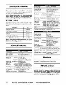 2008 Arctic Cat ATVs factory service and repair manual, Page 343