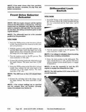 2008 Arctic Cat ATVs factory service and repair manual, Page 353