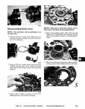 2008 Arctic Cat ATVs factory service and repair manual, Page 377