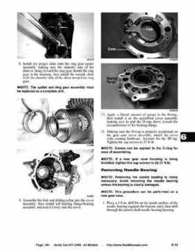 2008 Arctic Cat ATVs factory service and repair manual, Page 381