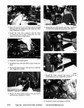2008 Arctic Cat ATVs factory service and repair manual, Page 384