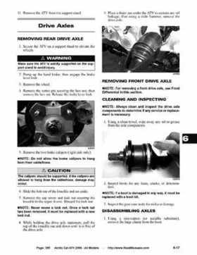 2008 Arctic Cat ATVs factory service and repair manual, Page 385