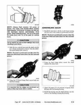 2008 Arctic Cat ATVs factory service and repair manual, Page 387