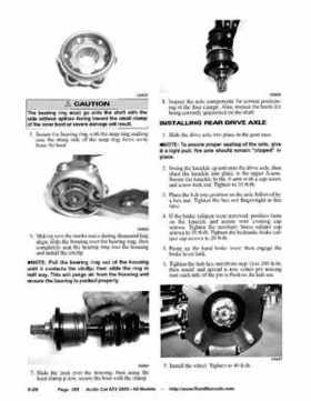 2008 Arctic Cat ATVs factory service and repair manual, Page 388