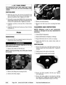2008 Arctic Cat ATVs factory service and repair manual, Page 390
