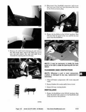 2008 Arctic Cat ATVs factory service and repair manual, Page 414