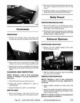 2008 Arctic Cat ATVs factory service and repair manual, Page 416