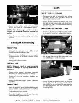 2008 Arctic Cat ATVs factory service and repair manual, Page 418