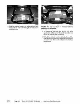 2008 Arctic Cat ATVs factory service and repair manual, Page 419