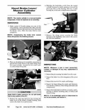 2008 Arctic Cat ATVs factory service and repair manual, Page 422