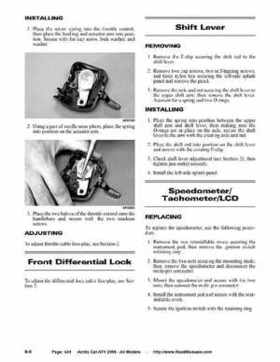 2008 Arctic Cat ATVs factory service and repair manual, Page 424