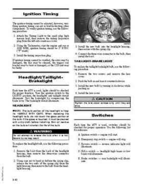 2008 Arctic Cat DVX 250 / 250 Utility ATV Service Manual, Page 19