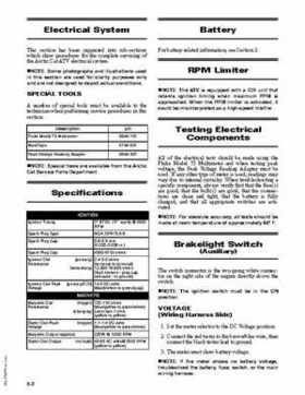2008 Arctic Cat DVX 250 / 250 Utility ATV Service Manual, Page 90