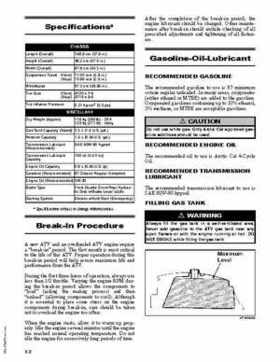 2008 Arctic Cat DVX 90 / 90 Utility ATV Service Manual, Page 3