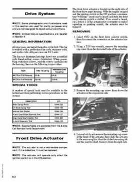 2008 Arctic Cat Prowler / Prowler XT/XTX ATV Service Manual, Page 118