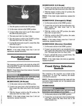 2009 Arctic Cat 366 ATV Service Manual, Page 89