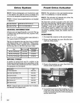 2009 Arctic Cat 366 ATV Service Manual, Page 98
