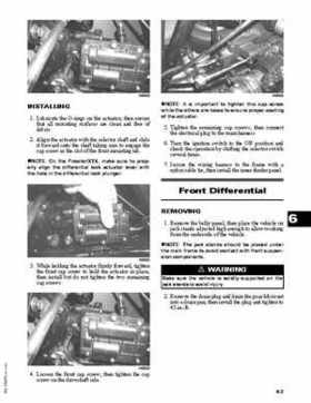 2009 Arctic Cat Prowler XT/XTX ATV Service Manual, Page 121