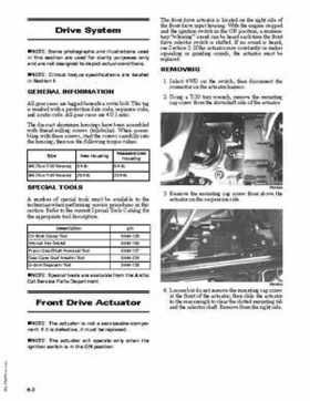2009 Arctic Cat Prowler XTZ ATV Service Manual, Page 116