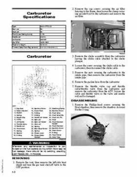 2010 Arctic Cat 150 ATV Service Manual, Page 58