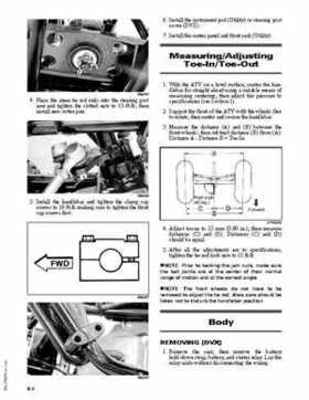 2010 Arctic Cat DVX 300 / 300 Utility ATV Service Manual, Page 123