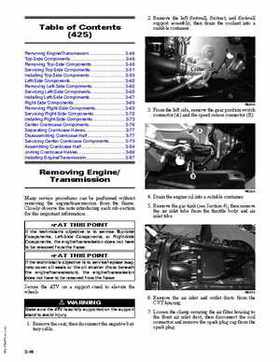 2011 Arctic Cat 350/425 ATV Service Manual, Page 70