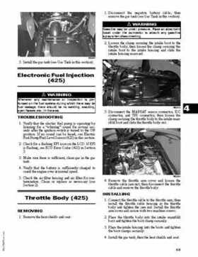 2011 Arctic Cat 350/425 ATV Service Manual, Page 121