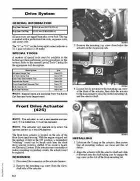 2011 Arctic Cat 350/425 ATV Service Manual, Page 151