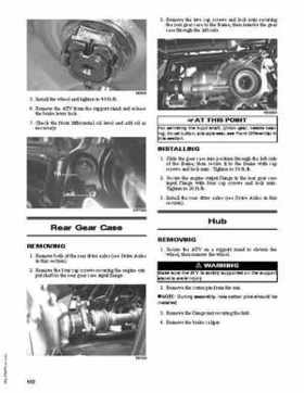 2011 Arctic Cat 366SE ATV Service Manual, Page 102