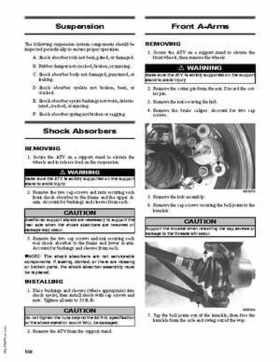 2011 Arctic Cat 366SE ATV Service Manual, Page 108