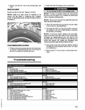 2011 Arctic Cat 366SE ATV Service Manual, Page 111