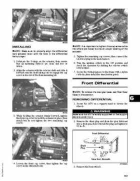 2011 Arctic Cat 400 TRV ATV Service Manual, Page 95