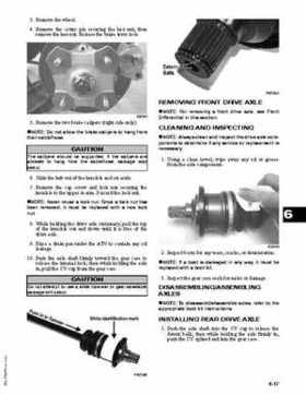 2011 Arctic Cat 400 TRV ATV Service Manual, Page 109