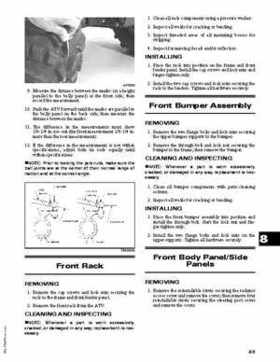 2011 Arctic Cat 400 TRV ATV Service Manual, Page 133