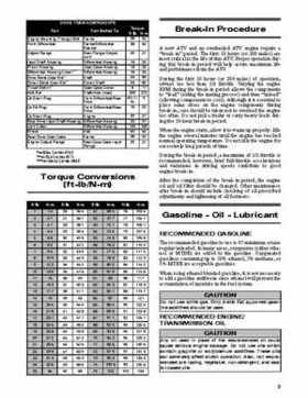 2011 Arctic Cat 450XC Service Manual, Page 3