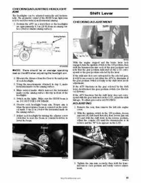 2011 Arctic Cat 450XC Service Manual, Page 15