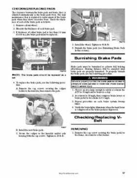 2011 Arctic Cat 450XC Service Manual, Page 17