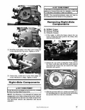 2011 Arctic Cat 450XC Service Manual, Page 47