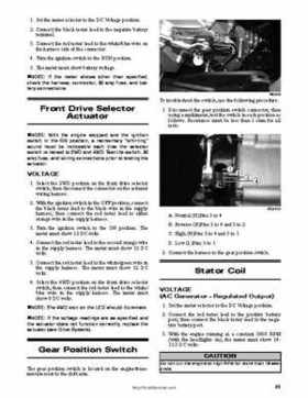 2011 Arctic Cat 450XC Service Manual, Page 81
