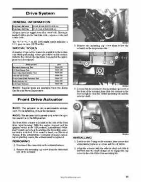 2011 Arctic Cat 450XC Service Manual, Page 91