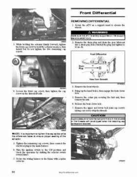2011 Arctic Cat 450XC Service Manual, Page 92