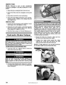 2011 Arctic Cat 450XC Service Manual, Page 106